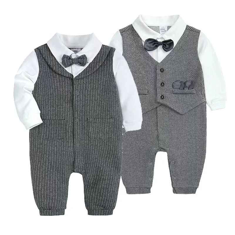 3 6 9 12 Months ropa de bebe varon Toddler Romper Infant Bodysuit One Piece Jumpsuit Baby Dress Boy Kids Clothes Boys Clothing