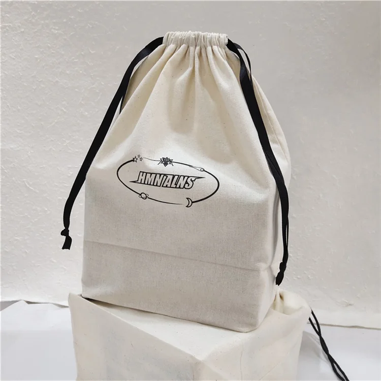 Chuanghua Customized Cotton Packaging Dust Bags For Handbags Luxury Custom Cotton Bag Drawstring With Bottom