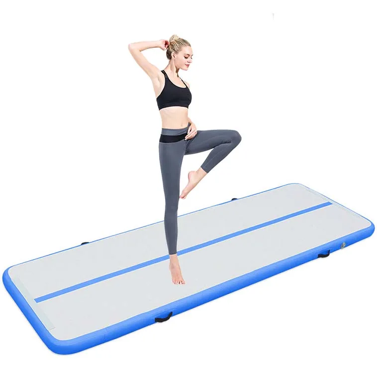 2023 inflatable exercise yoga mat tumbling gymnastics mat cheap air track surf balance mat