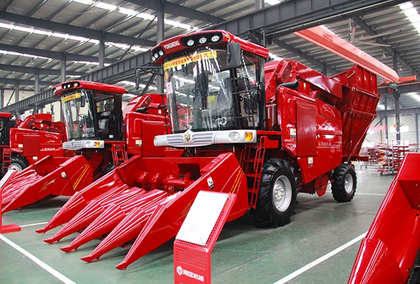 4 Lines Harvesting Machine Agriculture Yongmeng Self-propelled Corn Harvester Mini Combine Harvester For Sale