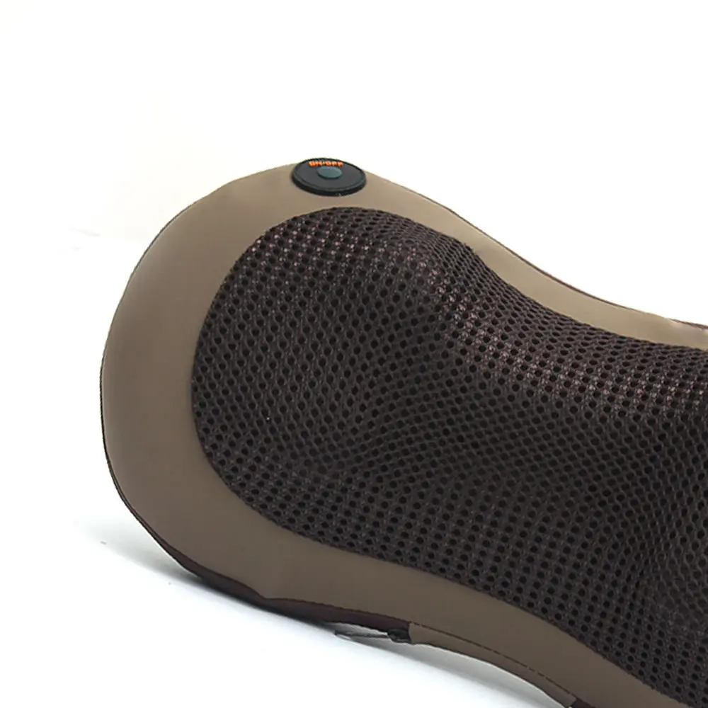 Neck Massage Pillow Shiatsu Car Massage Pillow With Heat Kneading Rechargeable Wireless Car Pillow Massager