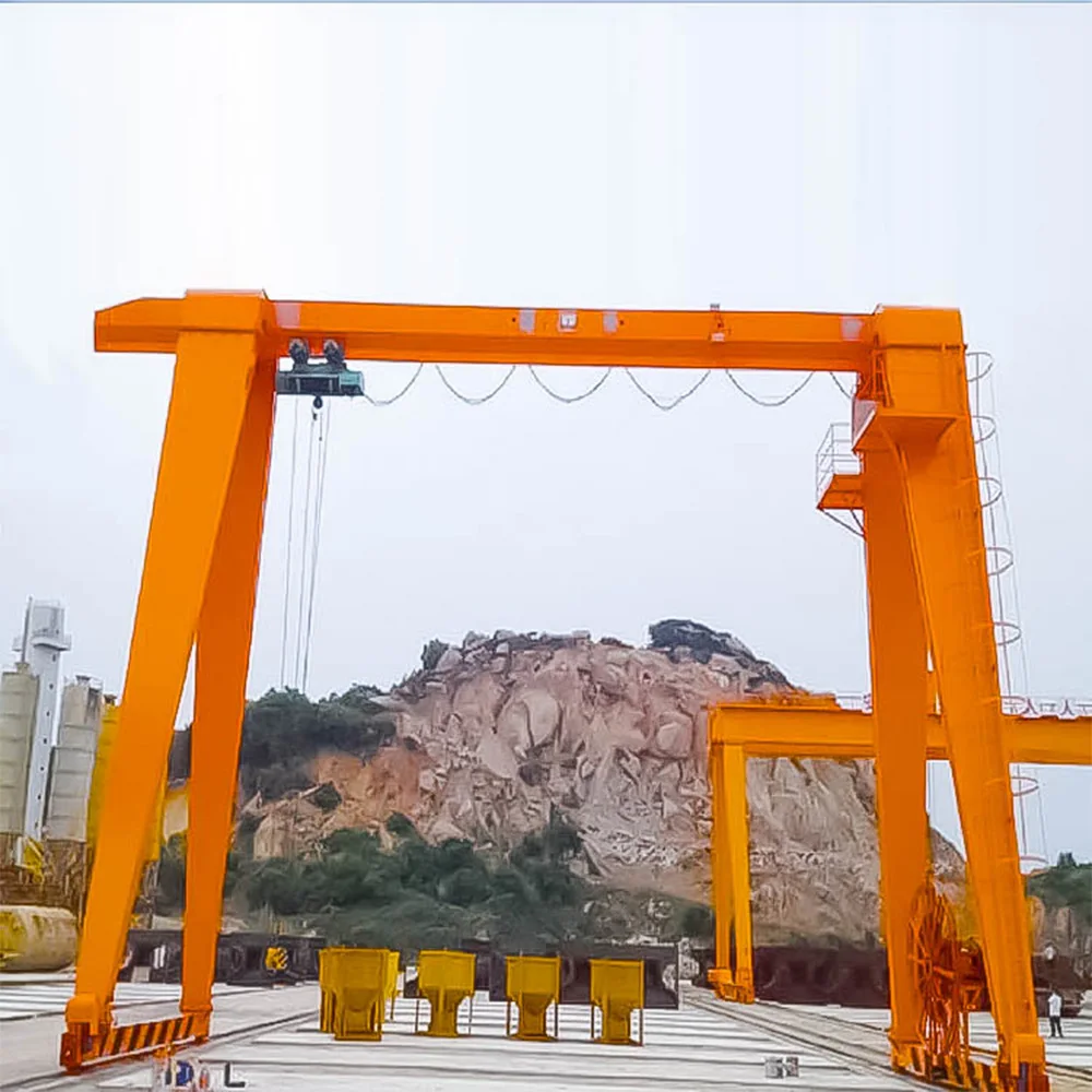 Hot sale single girder travelling manual indoor gantry crane with simple frame