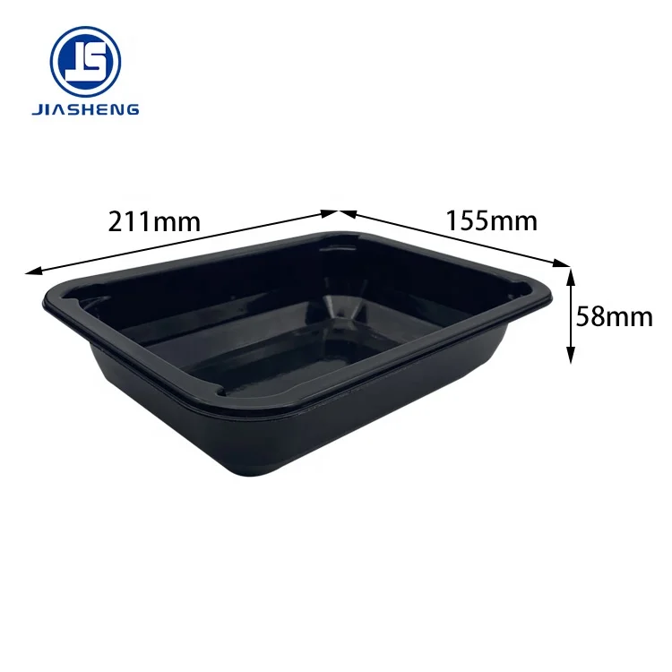 Hot Sale PP Tray Frozen Meat Thermoformed Trays, Custom Disposable Polystyrene Plastic Beef Food Tray