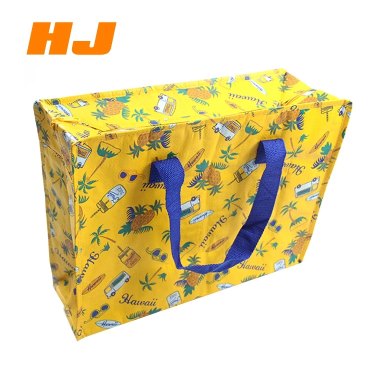 Wholesale Yellow Foldable Shopping PP Non Woven Bag