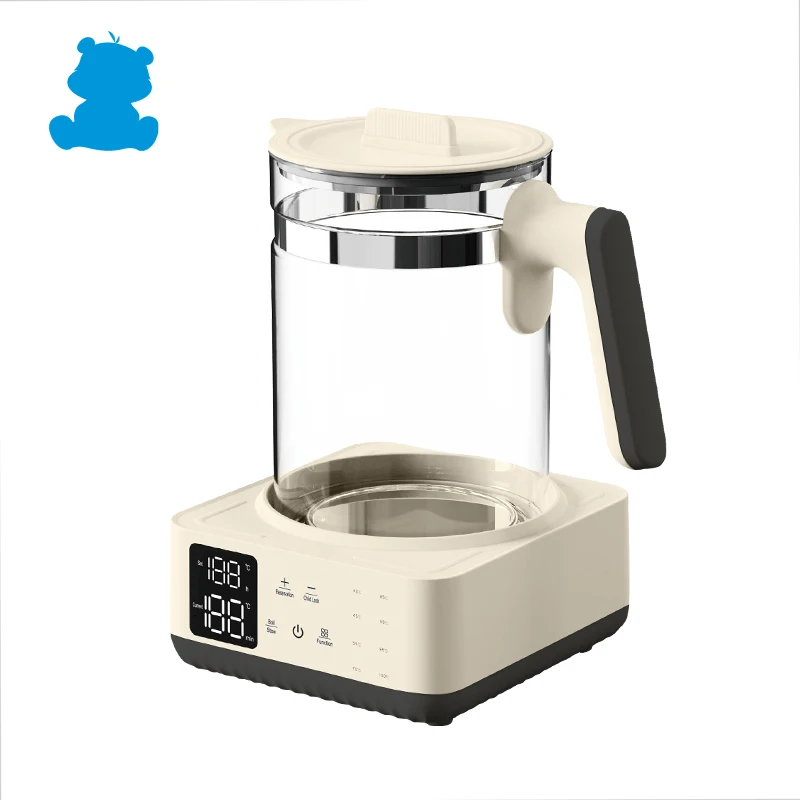 Stainless Steel Borsilicate Glass Temperature Constant Baby Water Kettle Multifunction Electric Water Kettle Baby Milk Formula
