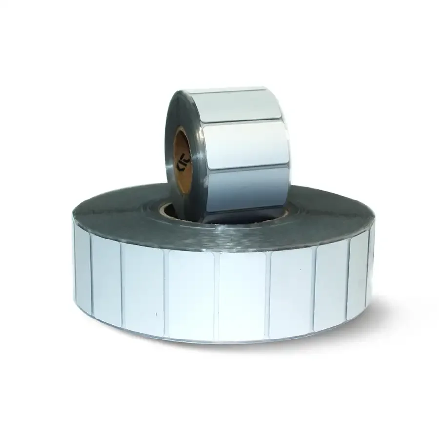 graphics Matte Silver Aluminum Foil Label Material Photoelectric Scanning silver OEM labels Tape  7800