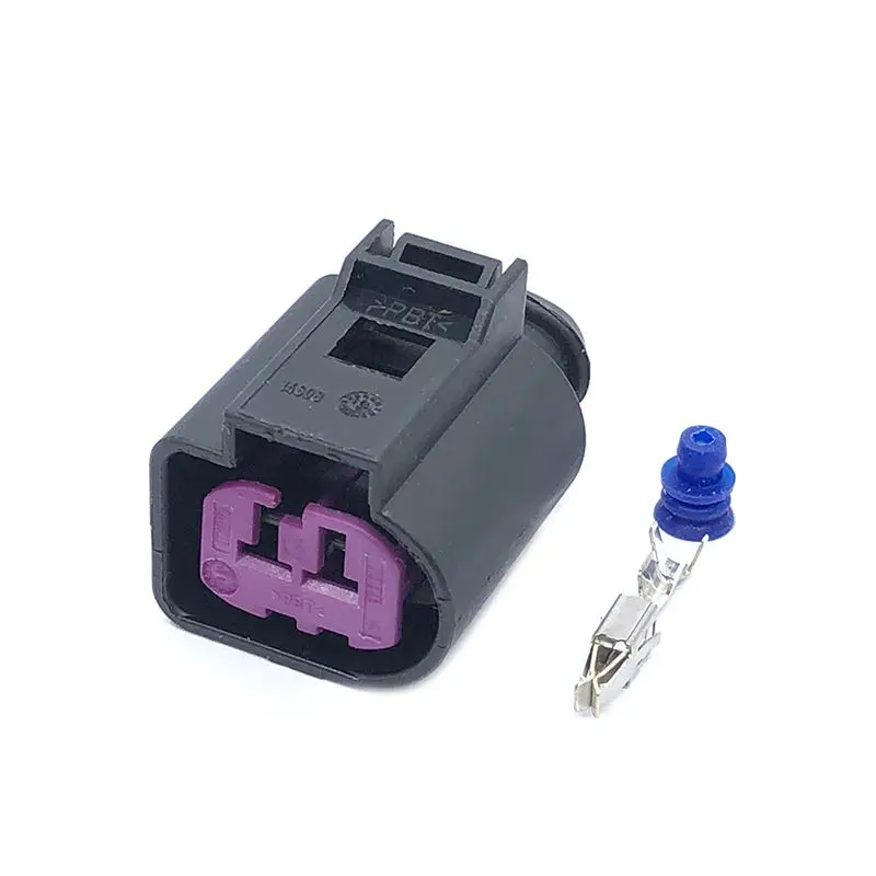 1J0973772 2-pin female road connector Waterproof engine speaker housing sensor automotive connector