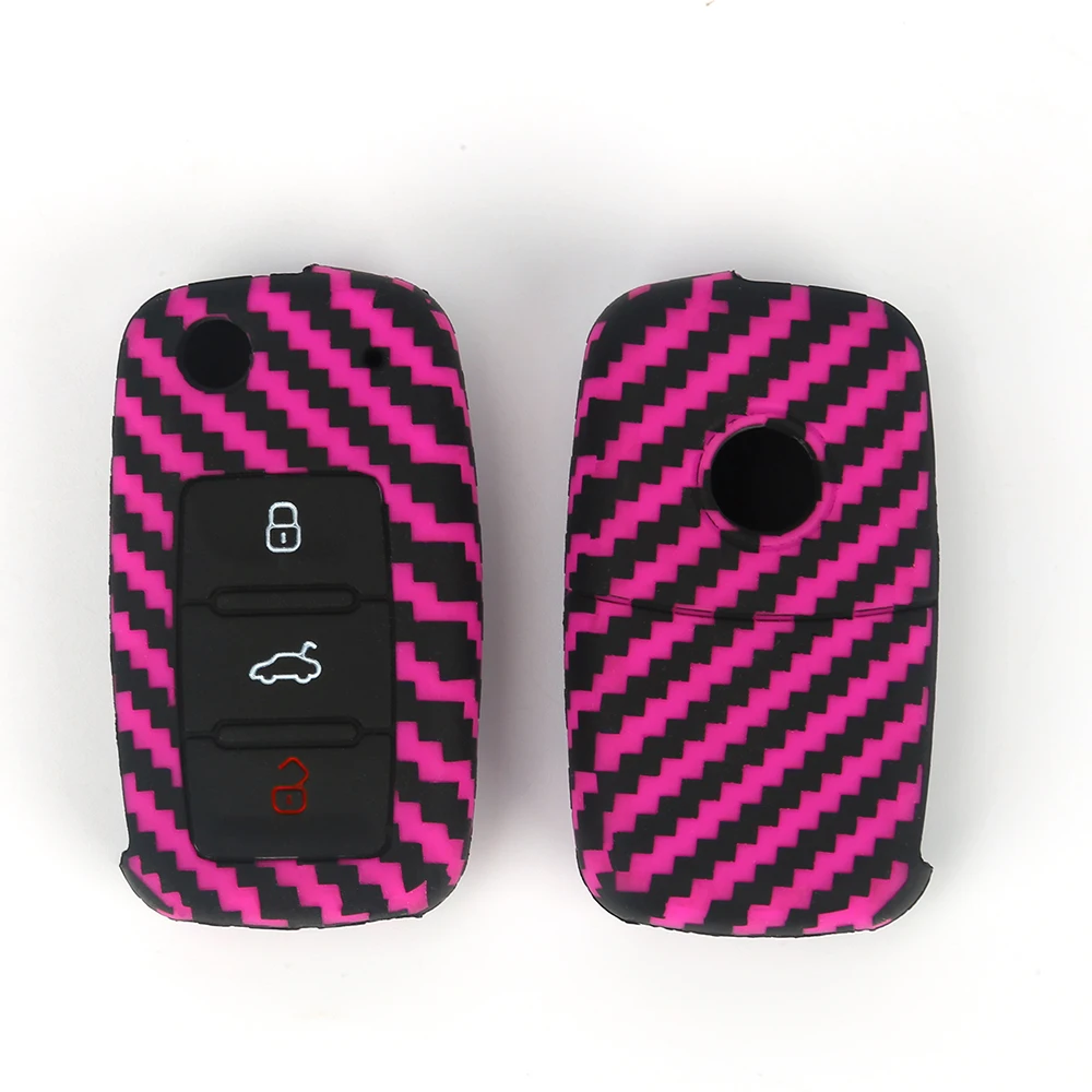 Fashionable Car Key Cover Protection Reusable Silicone