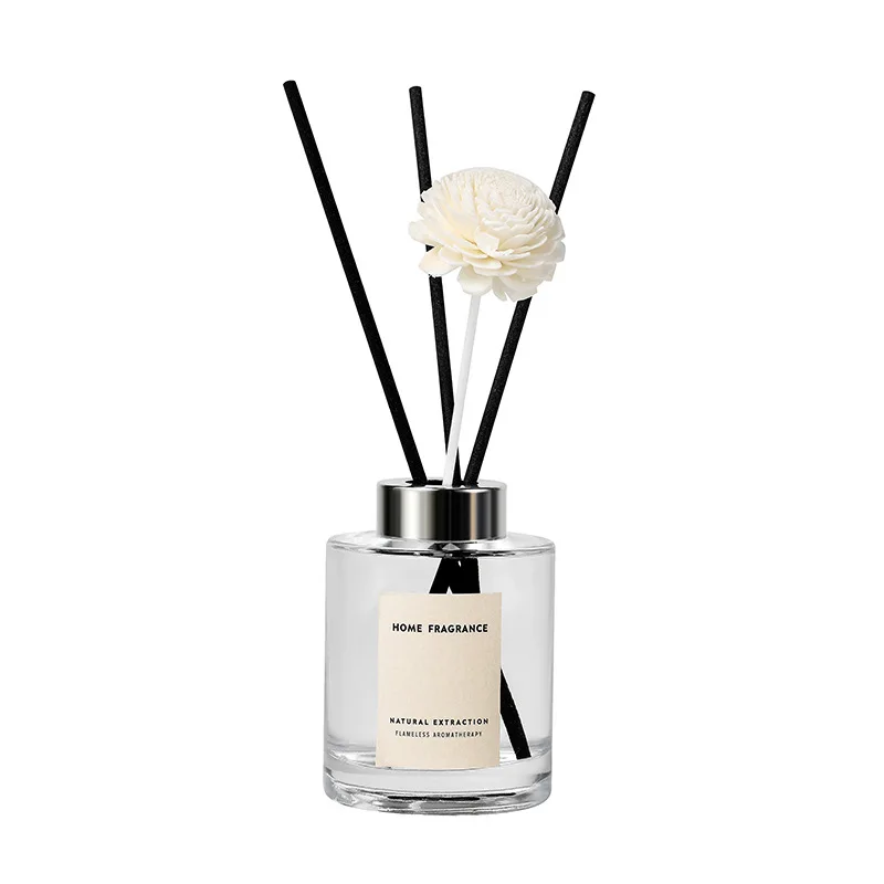 Wholesale Custom Square Bottle Essential Oil Diffuser Set Home Decor Aromatherapy Reed Diffuser Fragrance Scented Perfume Gift
