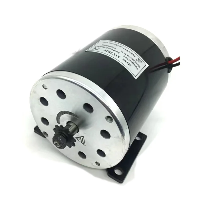 Factory Supplied MY1020 500W 12V 24V 36V 48V Dc Motor Brushed Belt Pulley E-bike Scooter High Speed Engine Driver