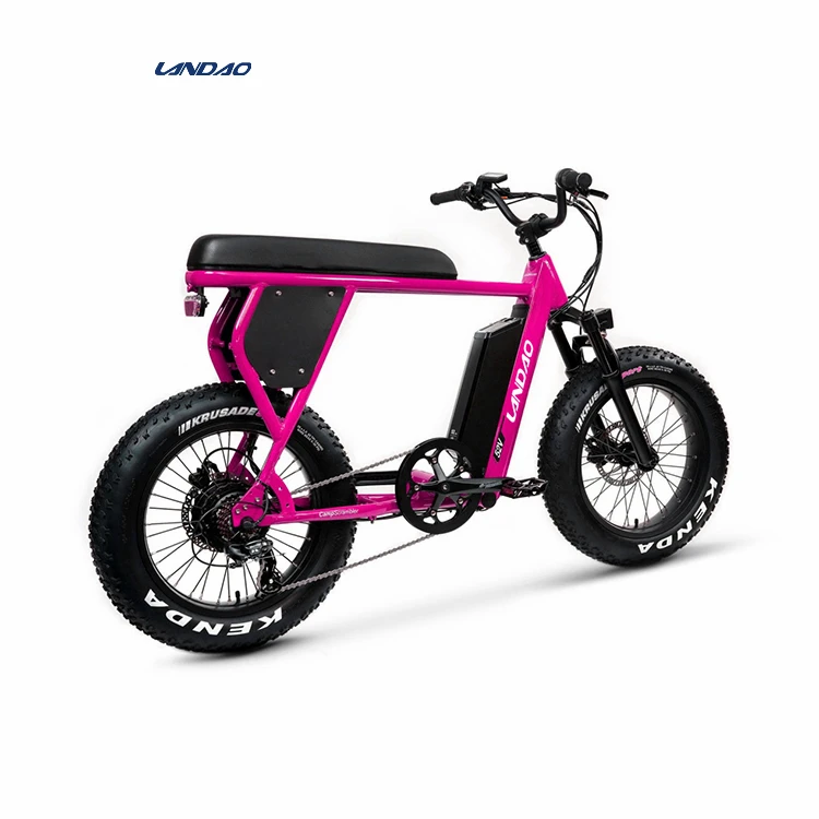 2022 landao bicycle lithium battery Al alloy frame 500w brushless motor electric fat bike made in China juice ebike