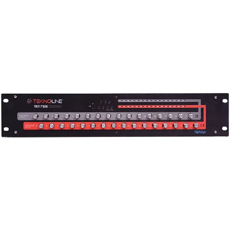 Satellite Multiswitch Rack Type  17 input 32 output Cascade with led indicator diseqc lnb power