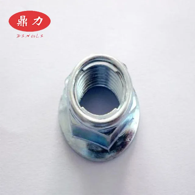 
ASTM/BS carbon steel 4.8/8.8 Zinc plated Self-locking iron nut 