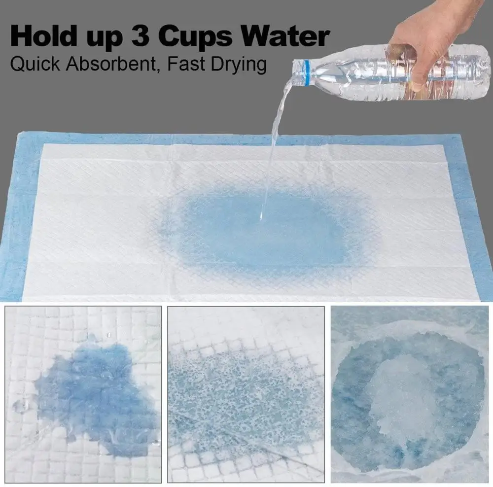 
amazon top selling 30x45cm100pcs washable disposable non woven waterproof pet dog training pads absorbent puppy pee pads pet mat 
