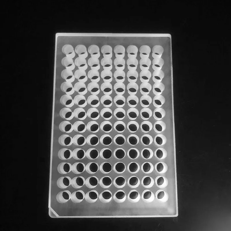 High Temperature Corrosion Resistance Laser Perforated Quartz Plate Perforated Quartz Plate