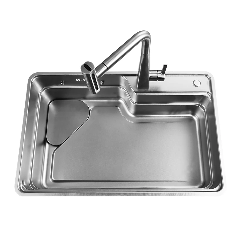Wash Basin Sink,sink Double Sink Stainless Steel Double Bowl Rectangular 3 Years Modern 1.0/1.2mm 820x485x230mm Above Counter