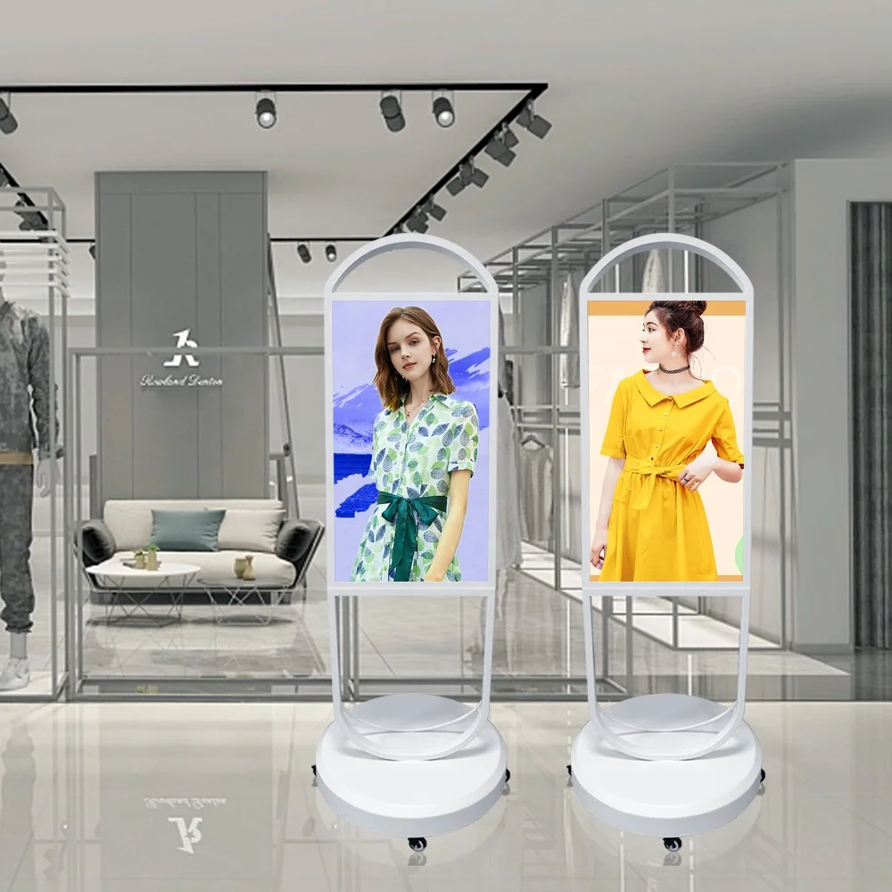 New Battery Power Digital Poster Portable Display Player Poster Lcd Digital Marketing Digital signage