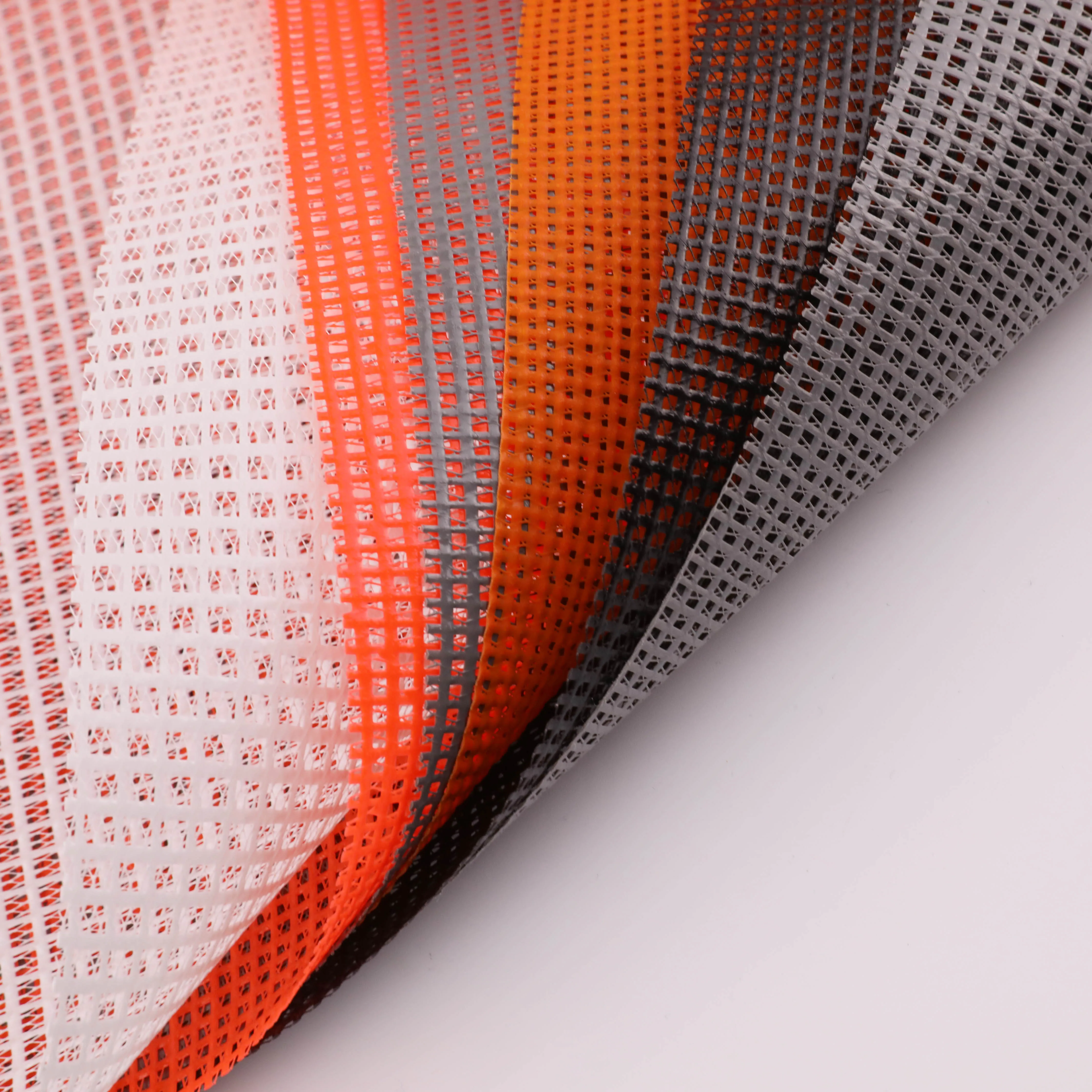 Lona high quality water resistant beach bag material mesh pvc tarpaulin bag pvc coated fabric for bag