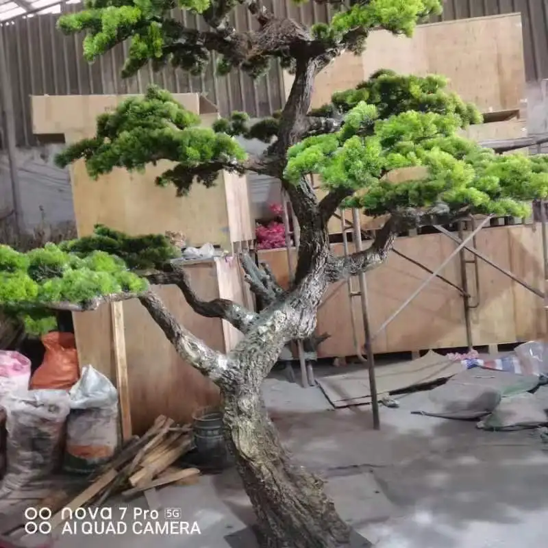 2024 new Customize 3m height Customize landscape indoor tree artificial cypress pine bonsai tree