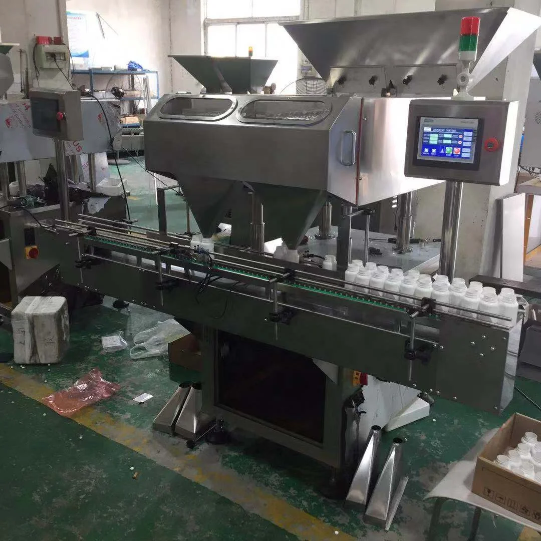 Full Automatic Bottle Capsule Tablet Filling Counting Packaging Machines Pharmaceutical Packaging Machines Line