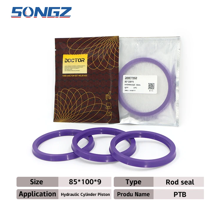 Hydraulic Cylinder Piston Rod Oil Seal PU Durable High Level Excavator Repaired Kits  for Doctor 100*115*9 Main Seals