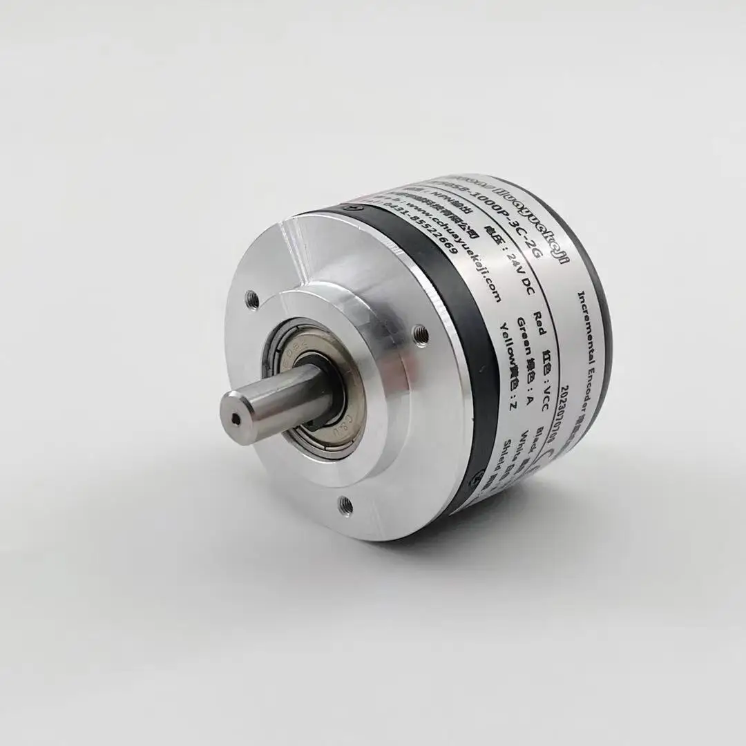 10-20000PPR pulse output 8mm solid shaft incremental encoder
