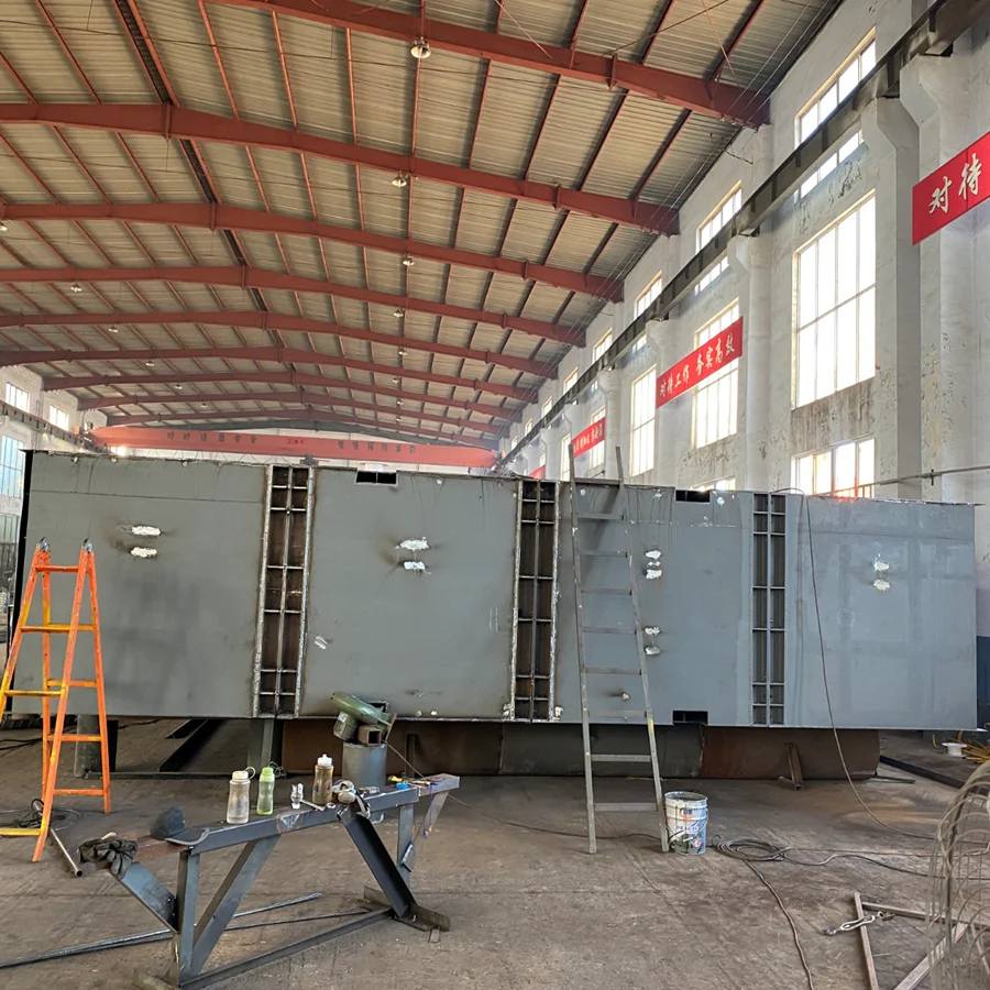 Modular Transportation Excavator Mounted Sectional Platform Barge floating pontton manufacturer