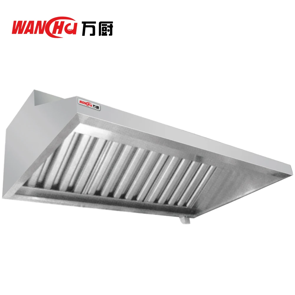 Philippines Restaurant Kitchen Stainless Steel Range Hood Kitchen Chimney Hood Industrial Cooker Hoods Factory