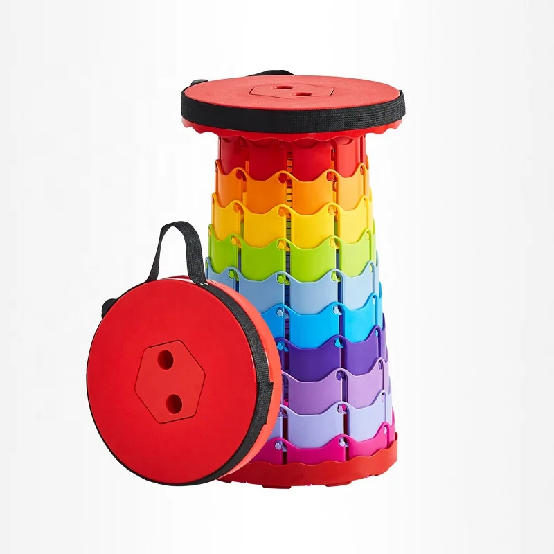 High quality Lightweight Portable Folding step Stool Collapsible telescopic folding stool