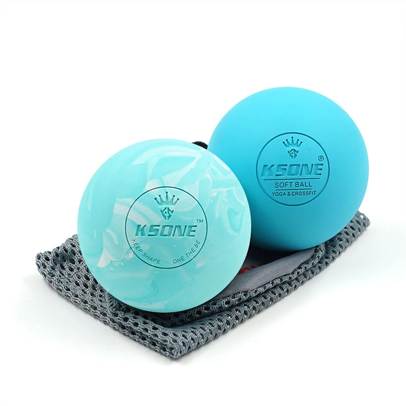 Durable Fitness Equipment Yoga Therapy Natural Rubber Customized logo design Solid less greasy Massage Ball