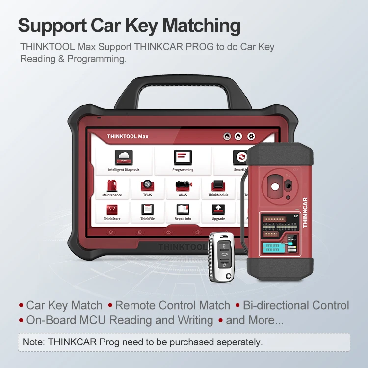 IMMO & Key Program obd2  Diagnostic Machine Scanner Tool THINKCAR PROG X PROG for locksmith support THINKTOOL MAX Master