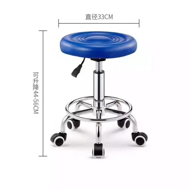 Factory Direct Black Laboratory Stool Chemical Physical Laboratory Chair With Backrest camping chair adjustable legs