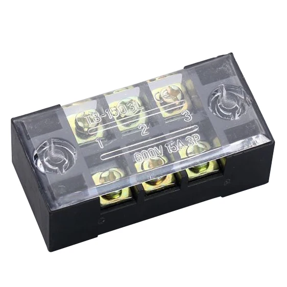 600 в 15 А 3P блок коннектор Клеммная колодка