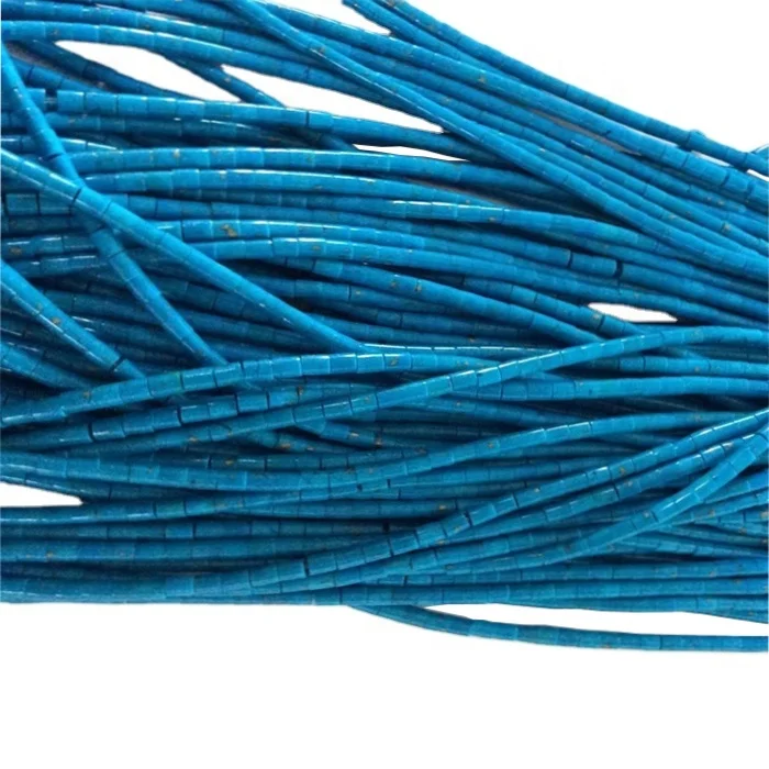 100% Natural Turquoise Heishi Shape Beads