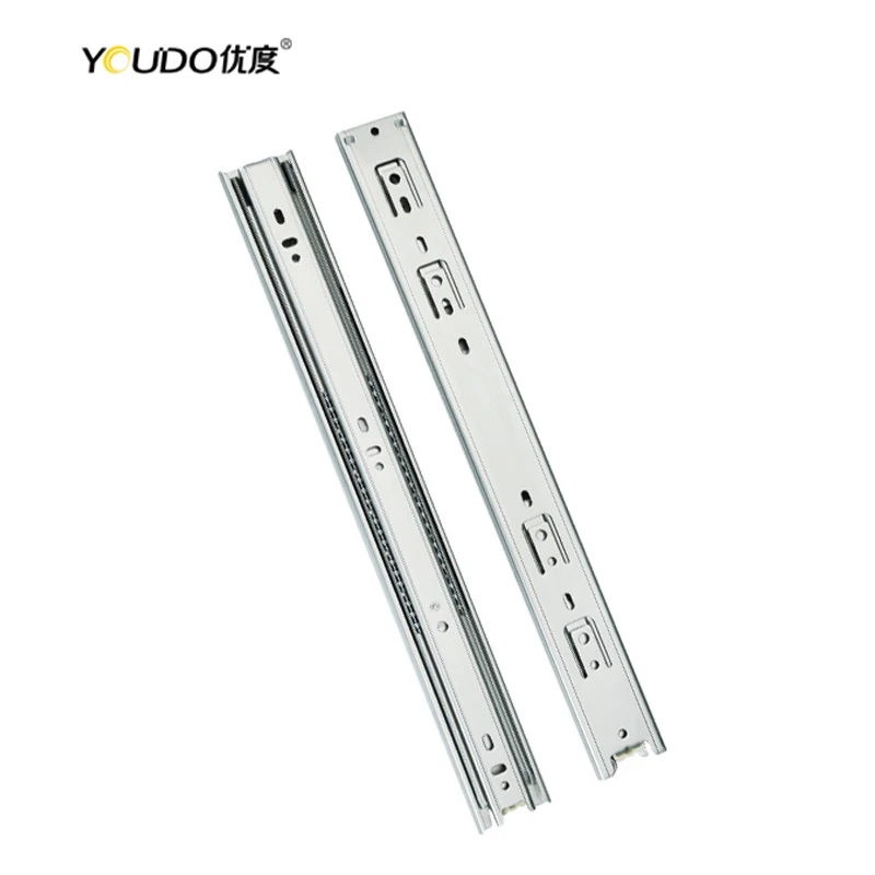 YOUDO 45mm Ball Bearing Drawer Slide Rail Heavy Duty Drawer Runners Telescopic Slides for Drawer