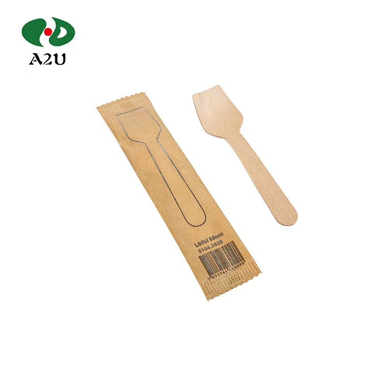 FSC Wholesale  Compostable Disposable Wooden Biodegradable Cutlery