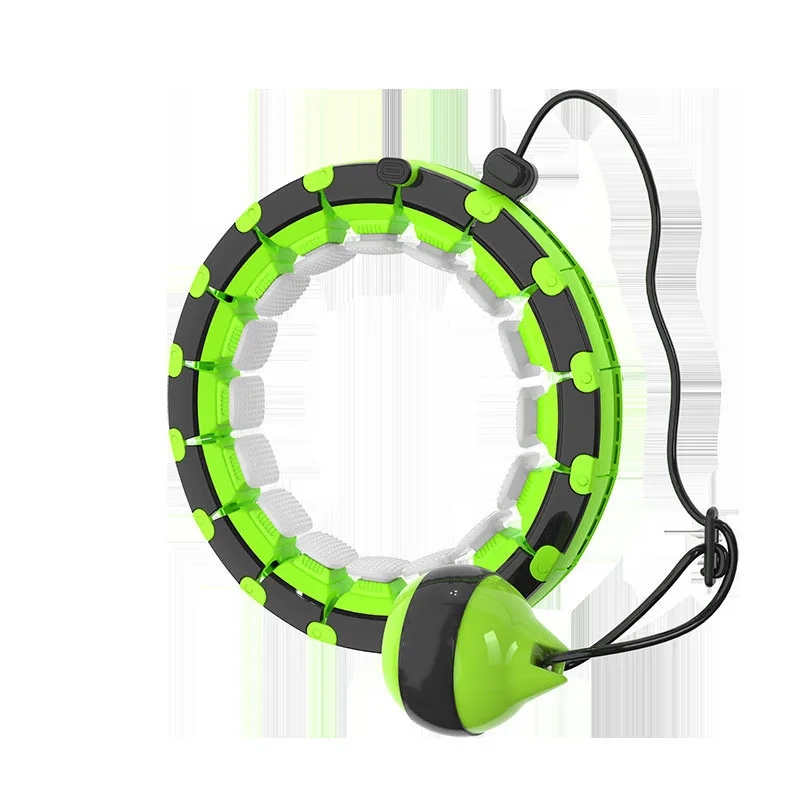 Real Hoola Hoop Weight-loss Automatic Rotation Hula Ring Hoops Smart Hula Hoops With Exercise Ball & Counter