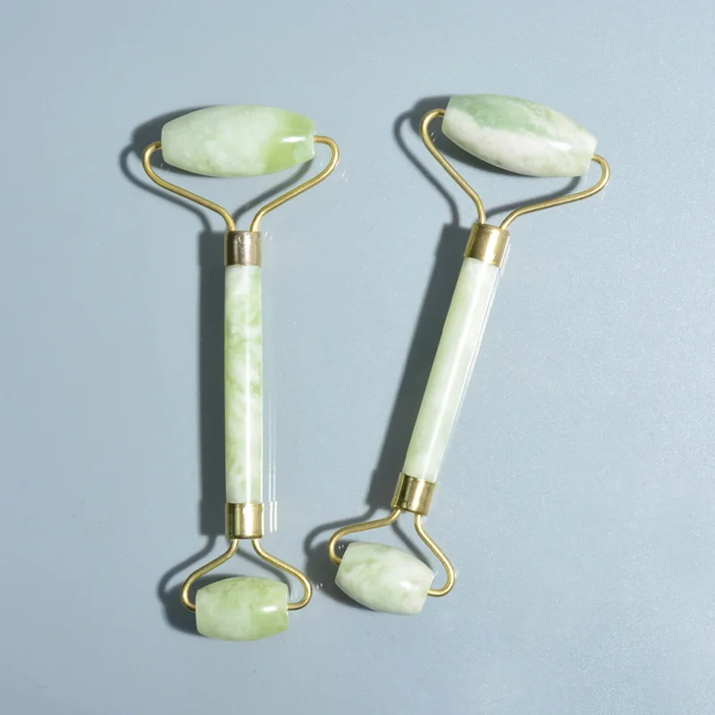 Beauty Anti Aging 100% Natural Stone Facial Skin Massage Green Quartz Jade