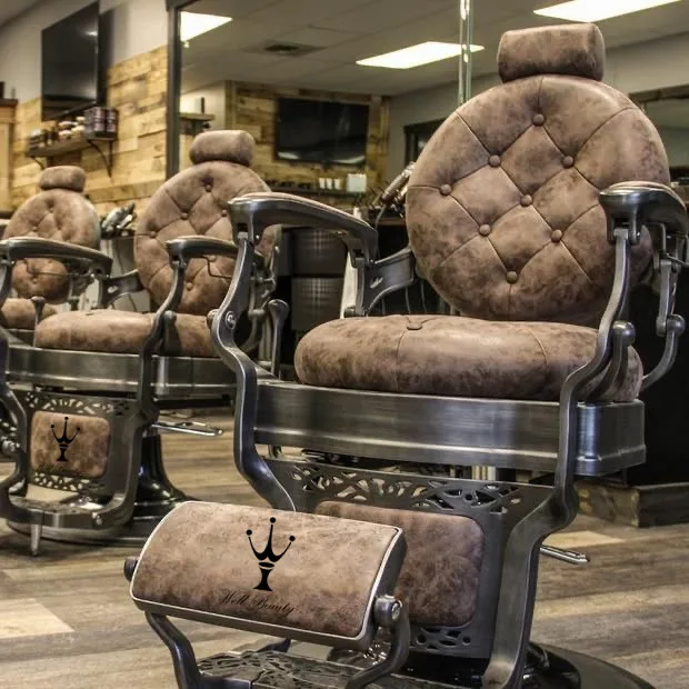 Barber shop fashion antique special haircut lifting rotary hair beauty salon furniture barber salon chair