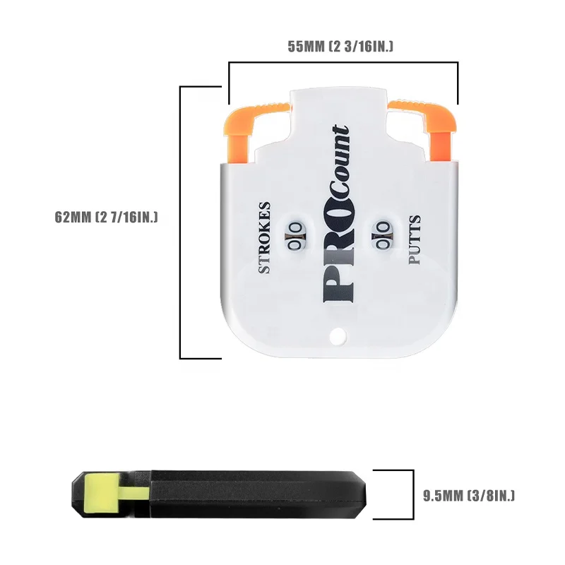 High quality Golf Score Counter with Reset Tool and Key Chain Golf Attachment Accessories