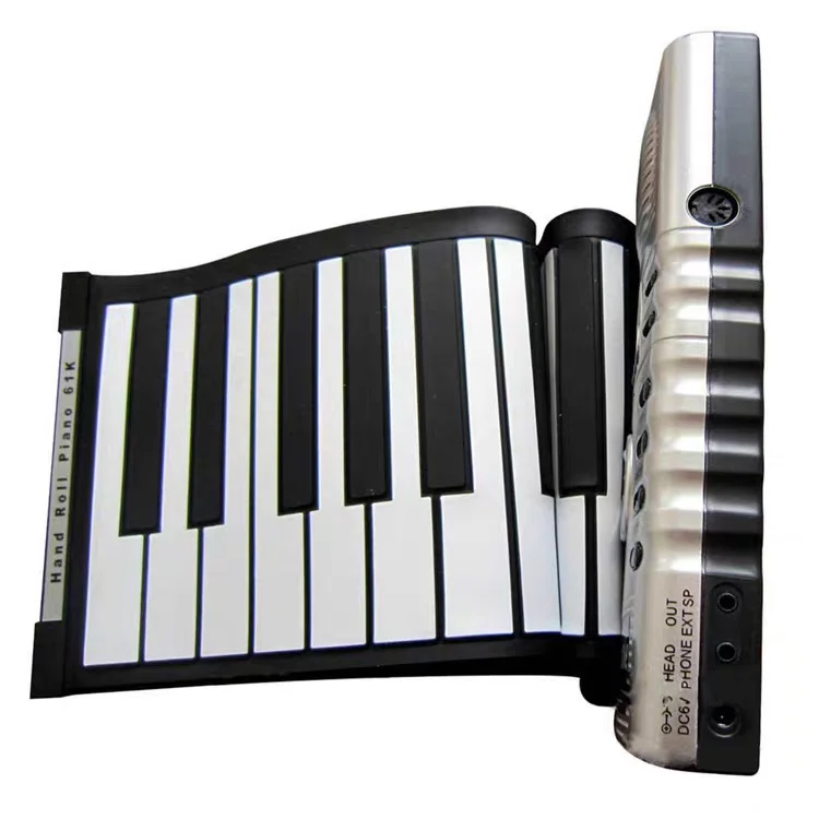 61 Standard Piano Keys Keyboard with International Standard Volume Key Easy-to-Carry Small Size Piano