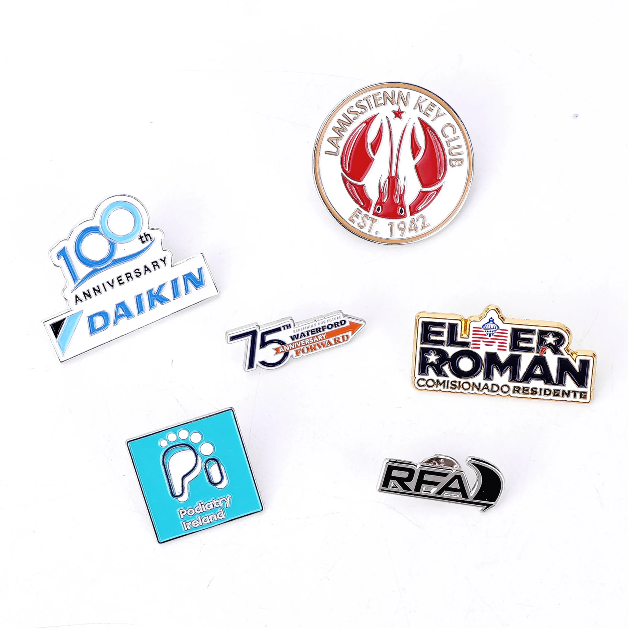 Factory Direct Custom Emblem Metal pin Badge Antique Cute Creative Design Lapel Pin Badge With Logo