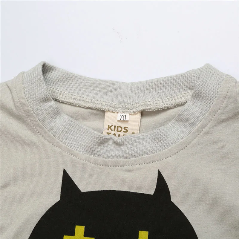 
baby cartoon monster printed tshirt and striped pants with hat girl toddler boutique clothing set 3 pieces unisex 