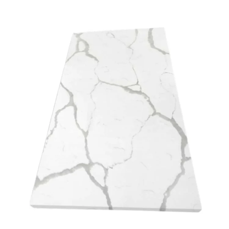 Factory direct sell artificial calacatta quartz slabs