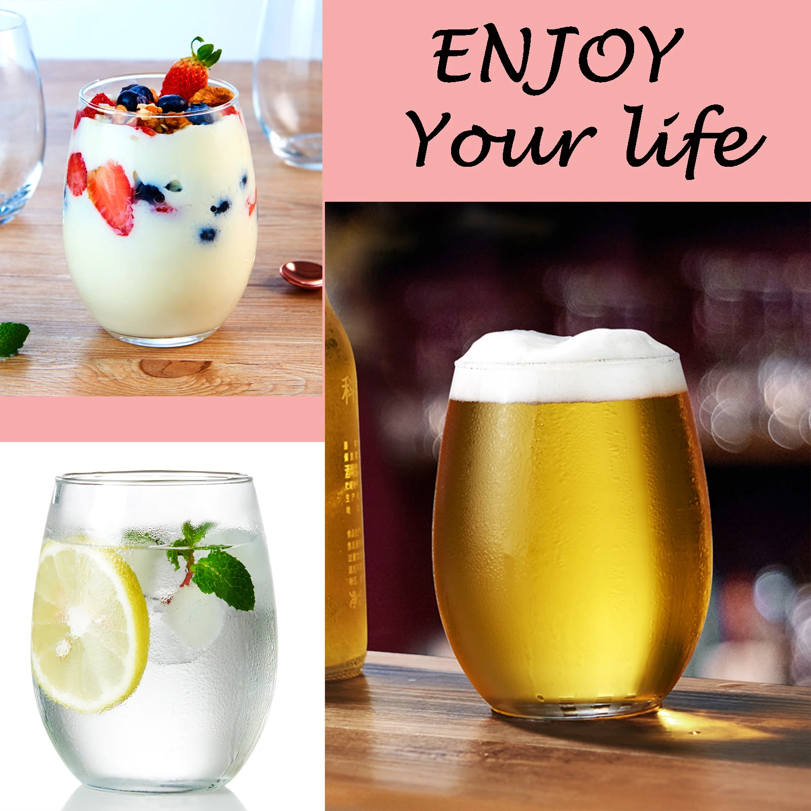 new products 2021 tumbler red wine glass custom drinking glass Crystal cup glassware with Low MOQ