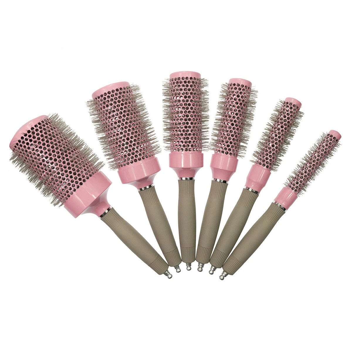 Professional salon ceramic round brush Ionic heat-resistant hair brush styling hair brush
