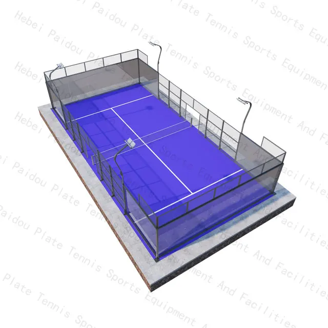 Top Quality Padel Court Manufacturers and Wholesalers Outdoor Panoramic Padel Court