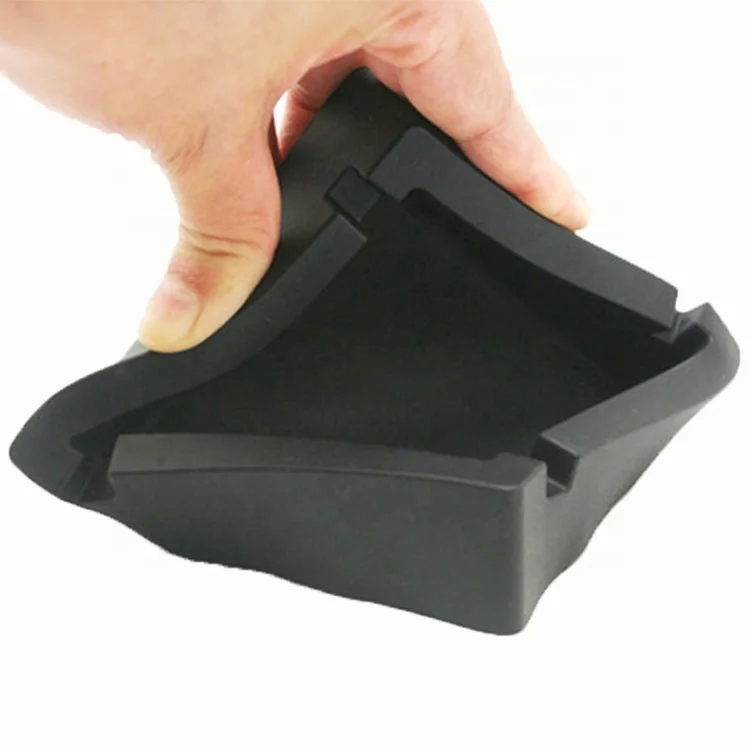 Factory Custom Logo Portable Pocket  Cheap Silicone Square Ashtray Cigar Ashtray