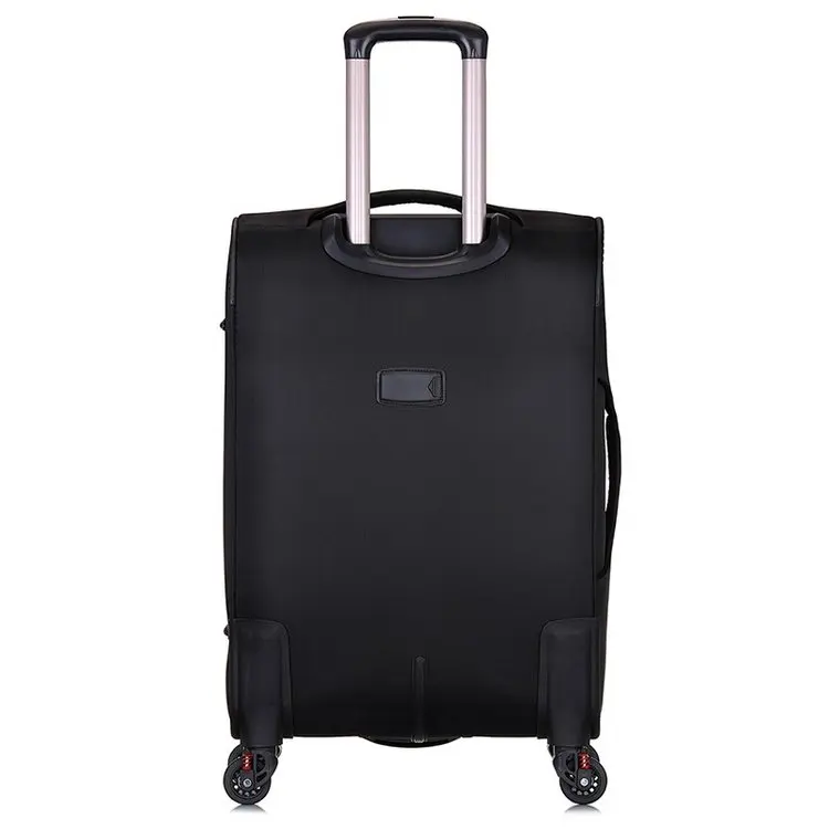 durable waterproof Oxford cloth 4 spinner 360 degree wheels luggage case soft nylon carry on cloth suitcase