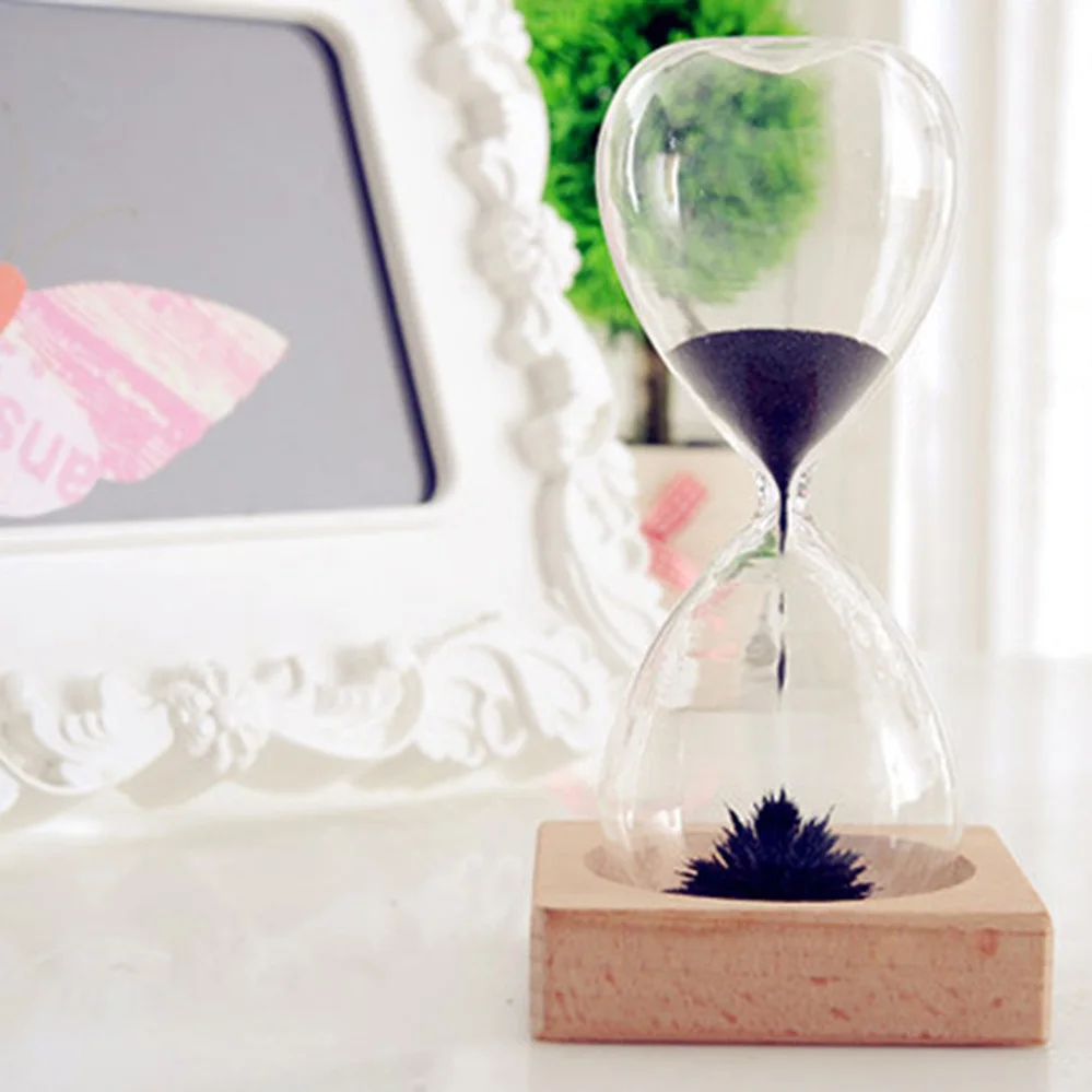 Lelyi Creative Magnetic Hourglass Hourglass Sand Timer Magnet Birthday Gift Creative Decoration